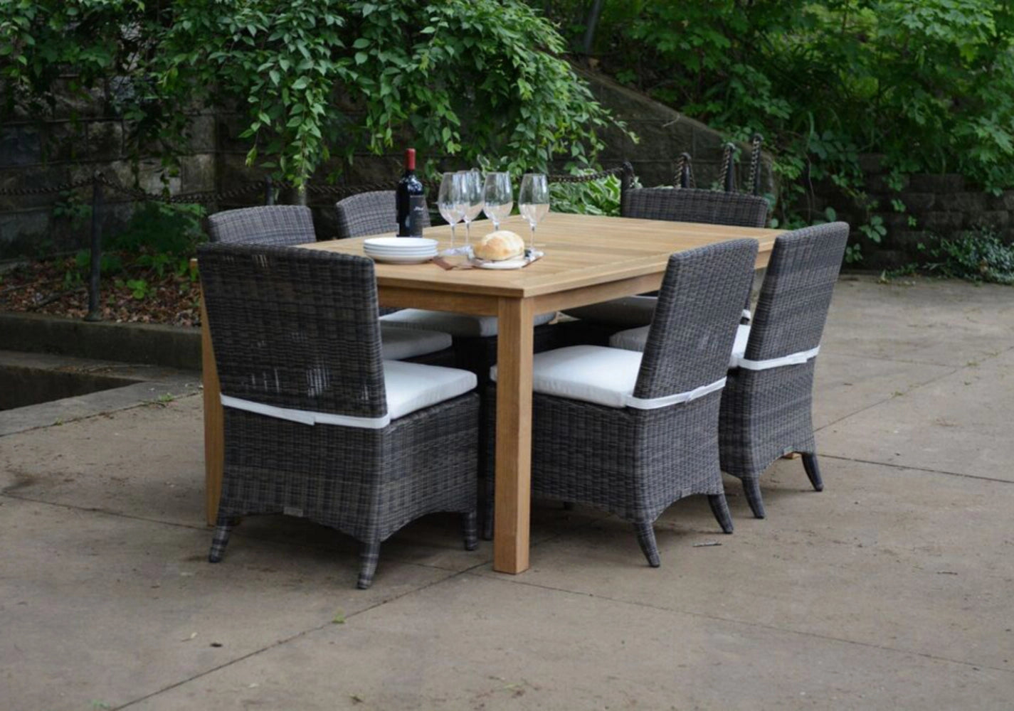 Newport 74" Rectangular Dining Table view 2