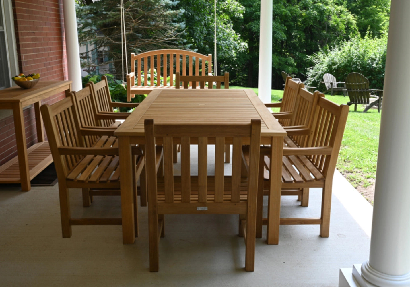 Newport 86" Rectangular Dining Table view 10