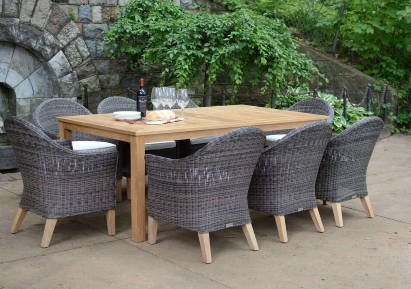 Newport 86" Rectangular Dining Table view 3