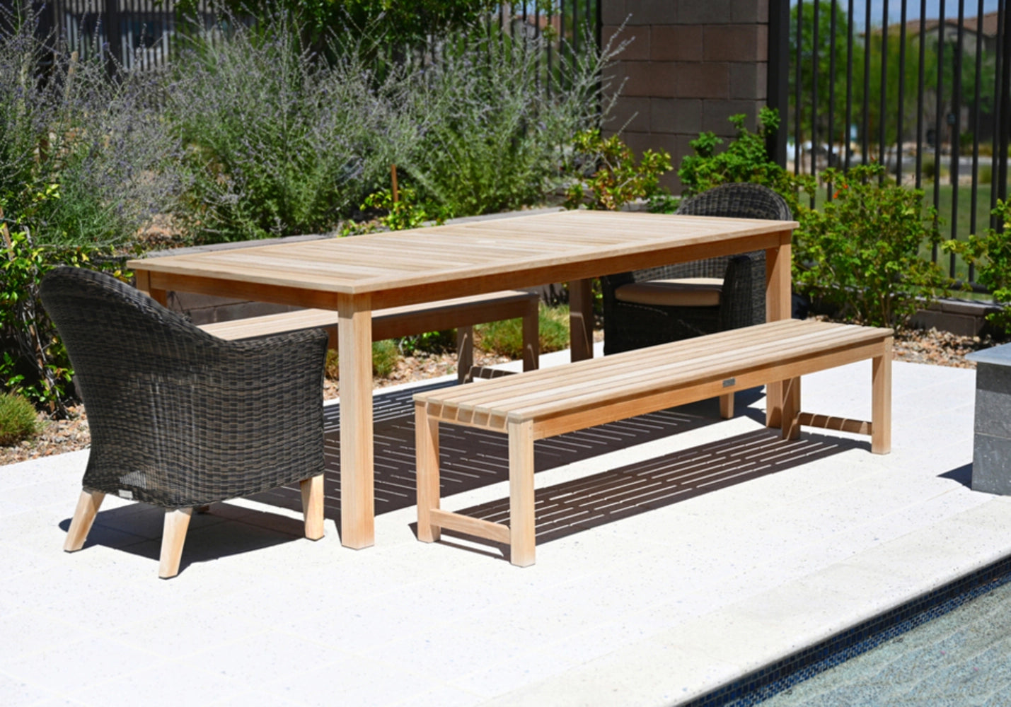 Newport 86" Rectangular Dining Table view 7