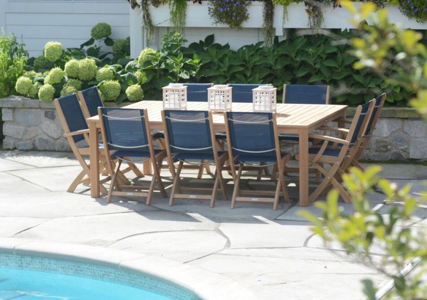 Newport 86" x 62" Rectangular Dining Table view 2