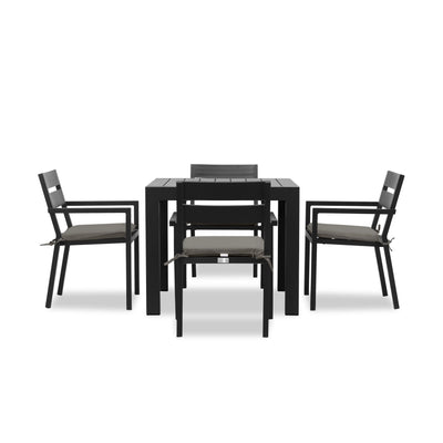 Pacifica Classic 4 Seat Square Dining Set