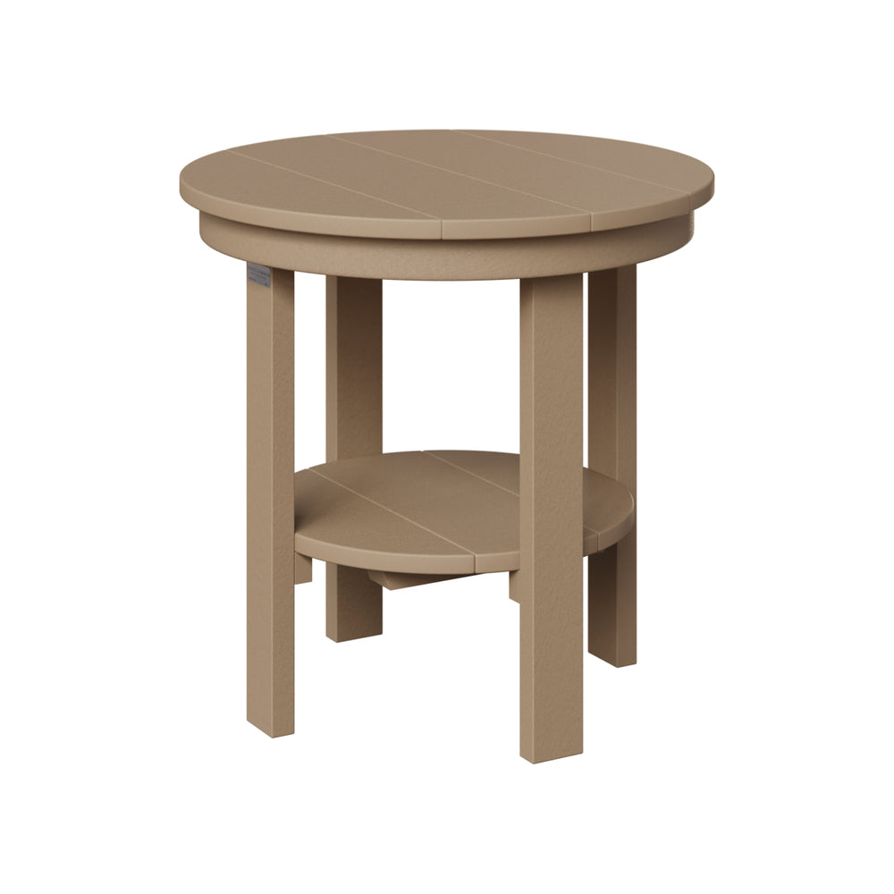 Round Dining Height End Table