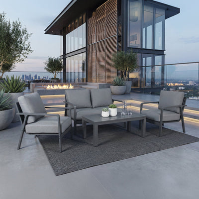 Paros Aluminum Lounge Set
