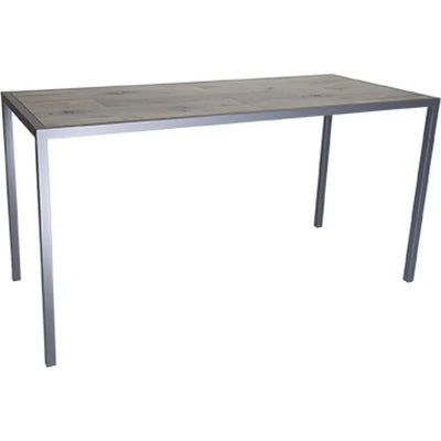 Quadra 75" x 33" Rectangular Counter Table with Umbrella Hole