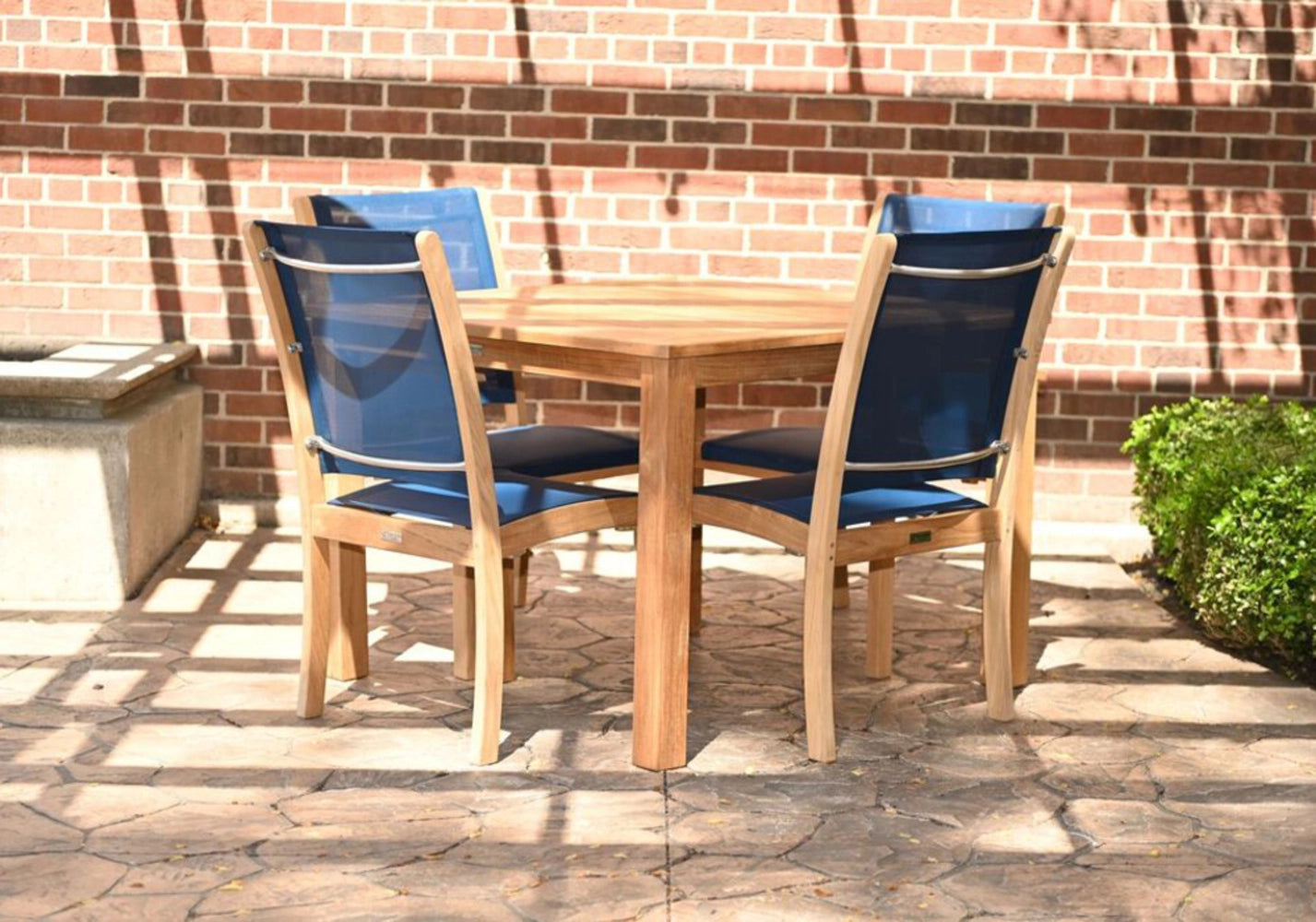 Riviera Stacking Sling Dining Side Chair view 6
