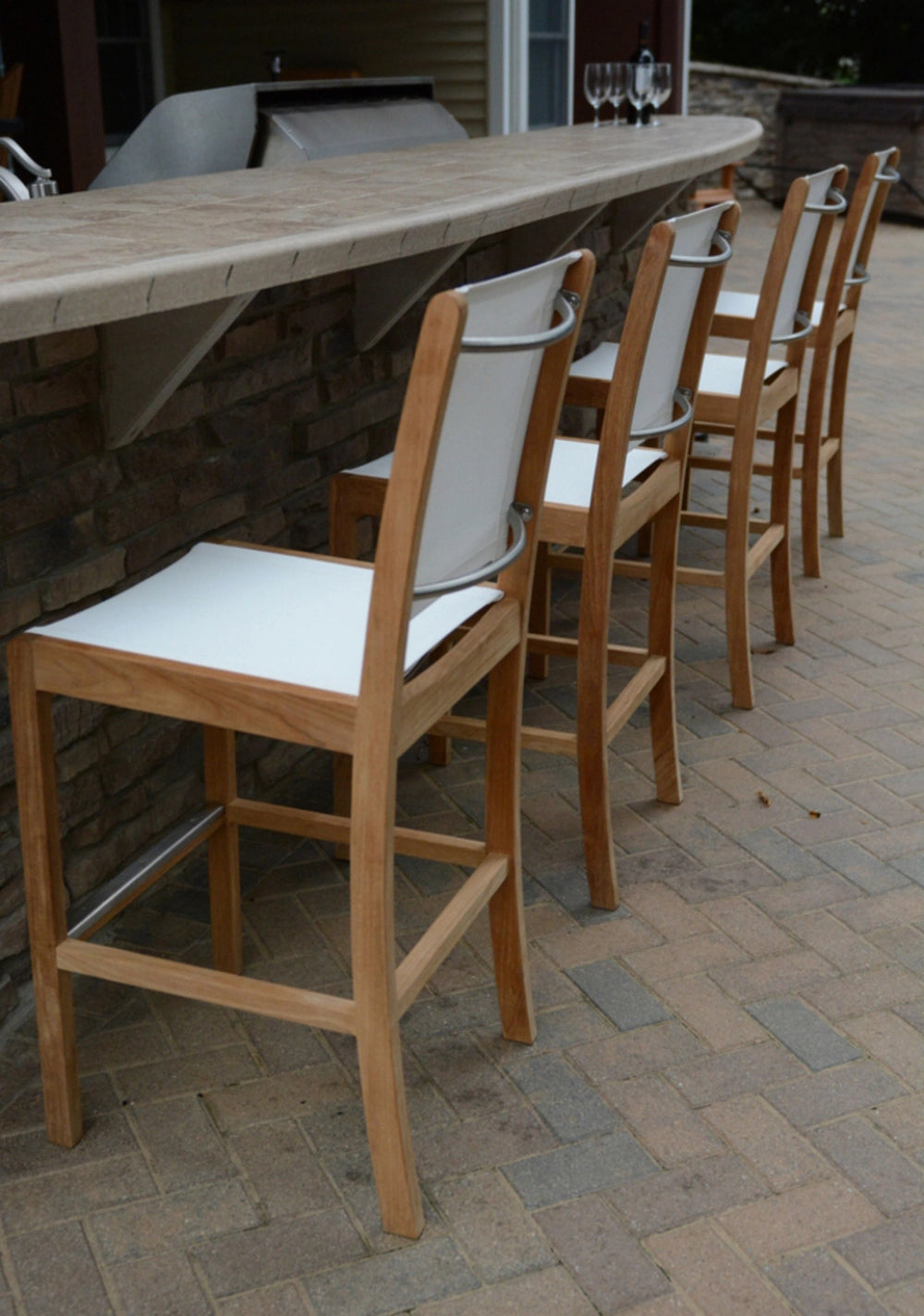 Riviera Sling Bar Chair view 7