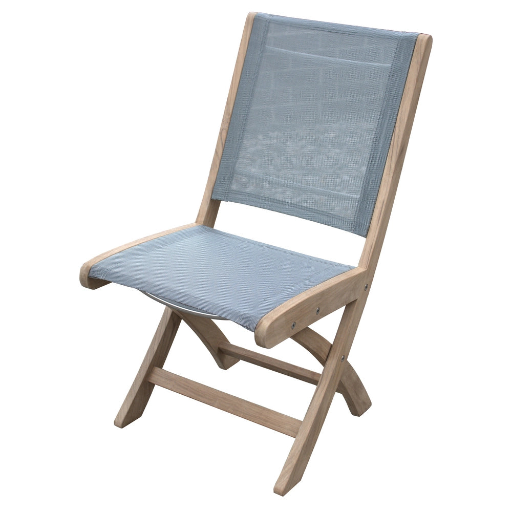 Riviera Folding Sling Dining Side Chair view 4