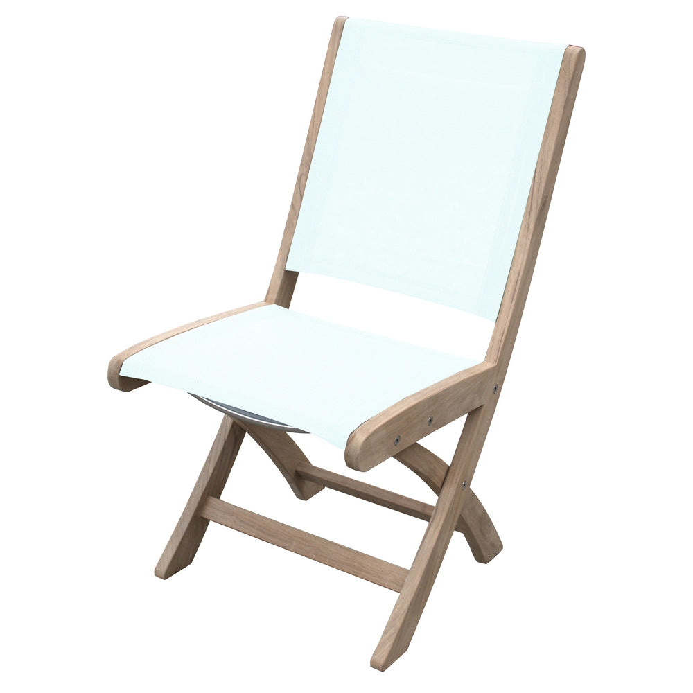 Riviera Folding Sling Dining Side Chair view 5
