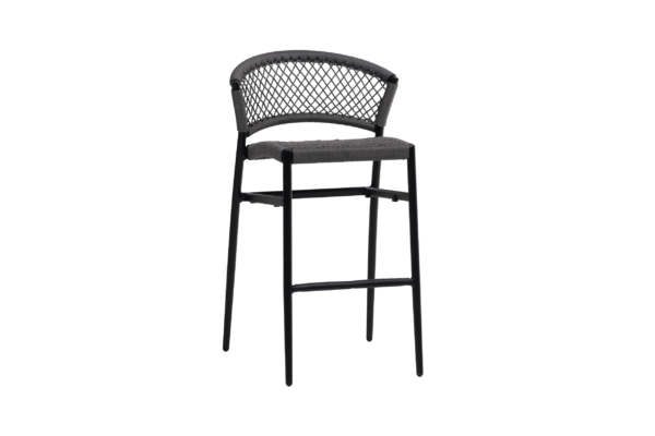 Ria Bar Side Chair - Grey Durarope