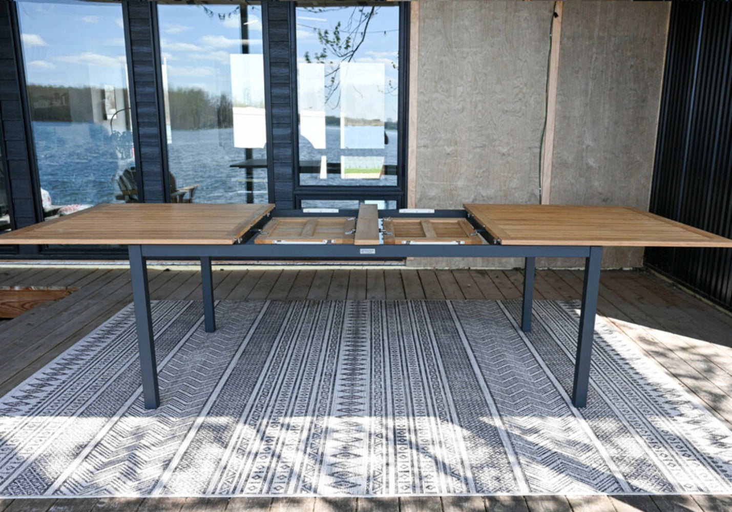 SoHo 80-115" Rectangular Extension Table By Three Birds Casual view 39