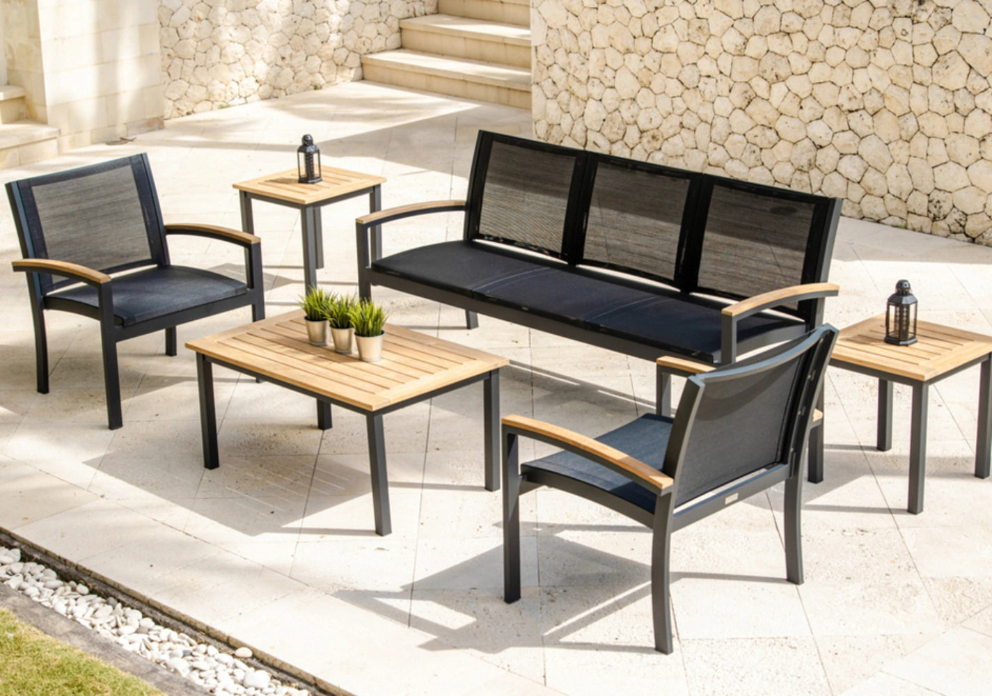 SoHo 20" Square Side Table view 82