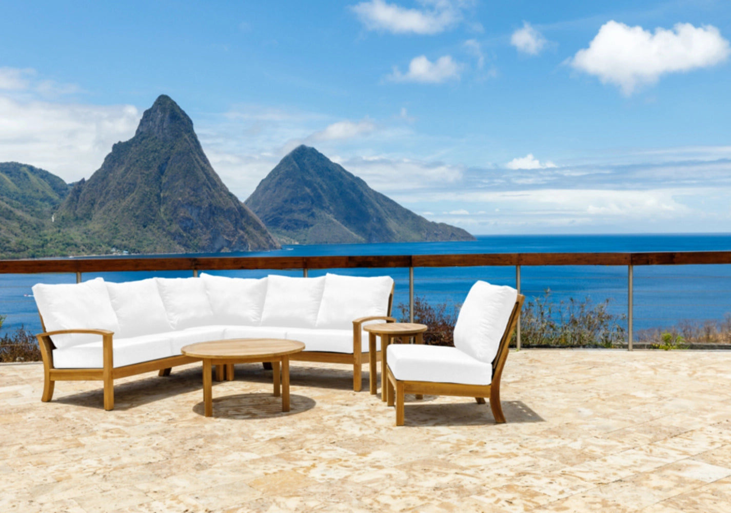 St. Lucia Left-Arm Loveseat Section view 13