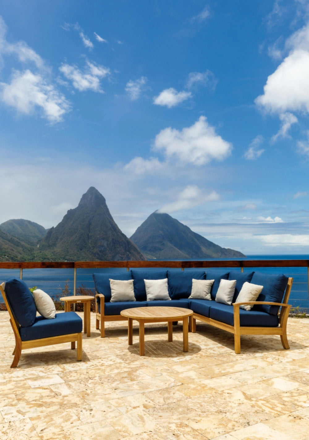 St. Lucia Right-Arm Loveseat Section view 27