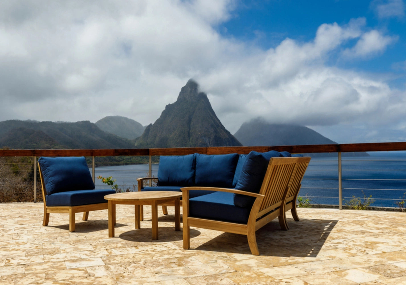 St. Lucia Right-Arm Loveseat Section view 49
