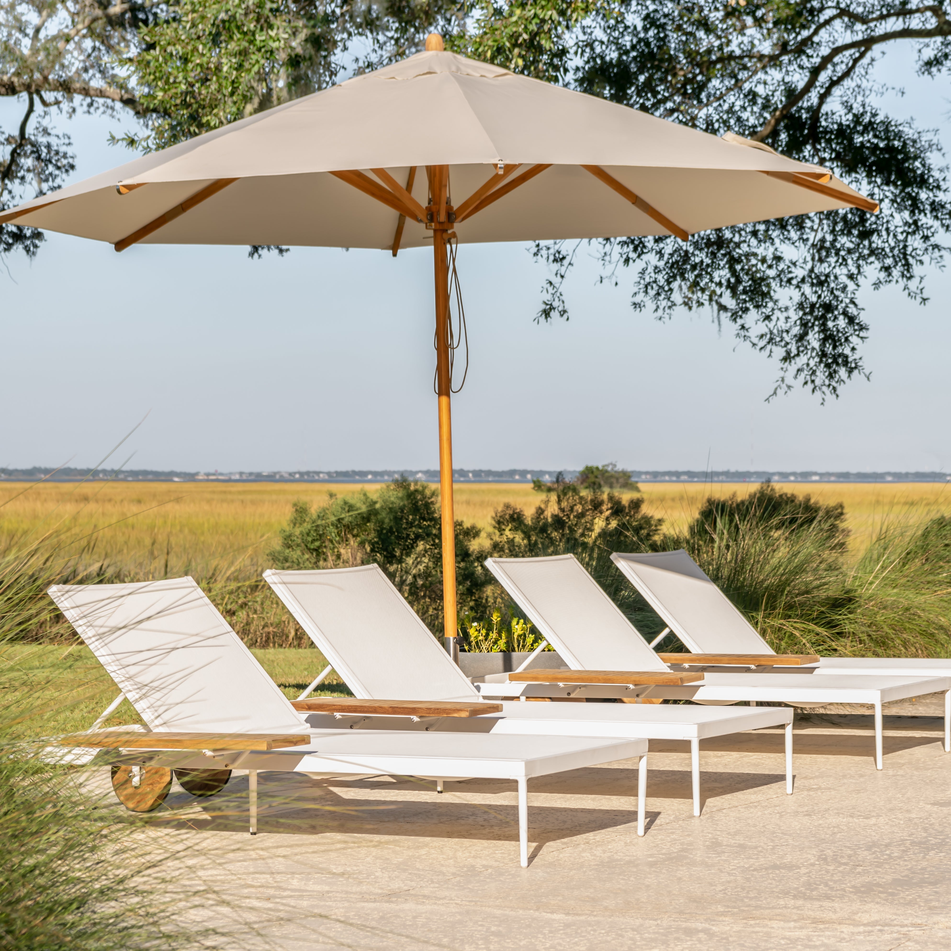 Campo Sling Chaise#Finish_White