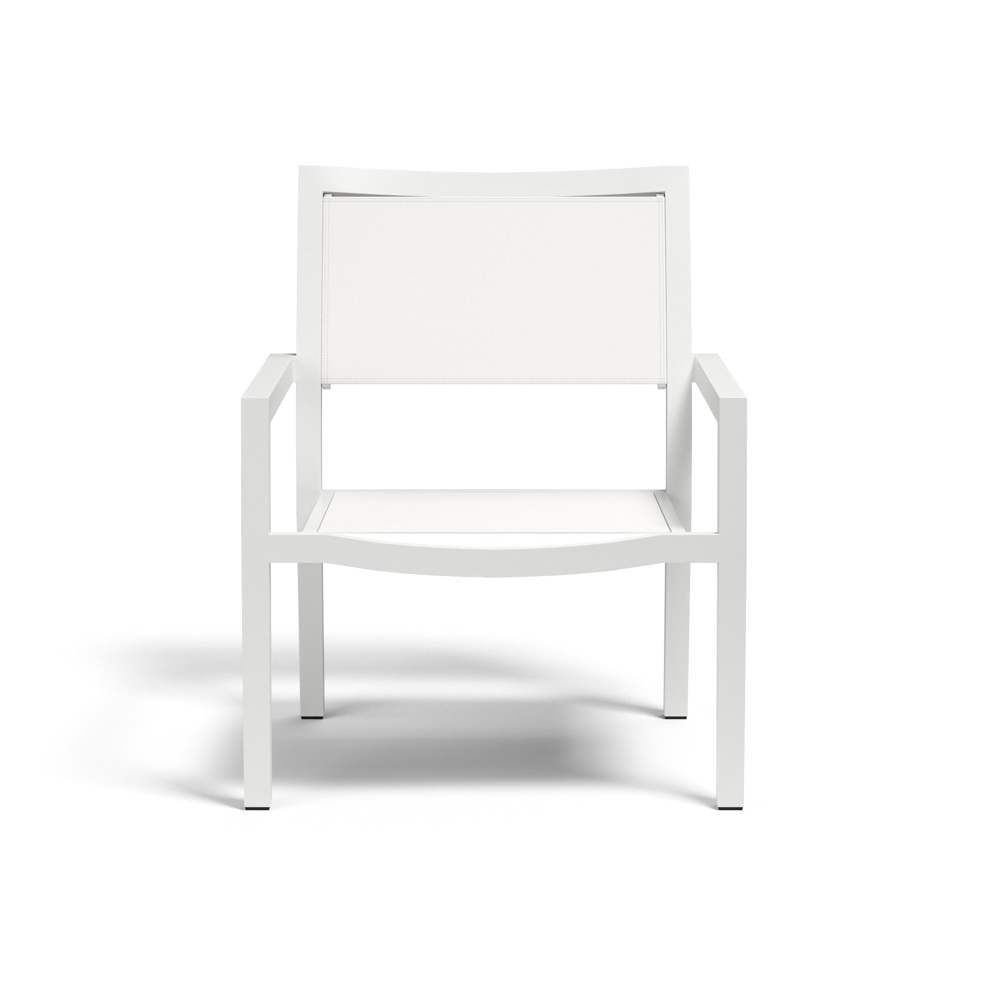 Naples Aluminum Stackable Sling Club Chair