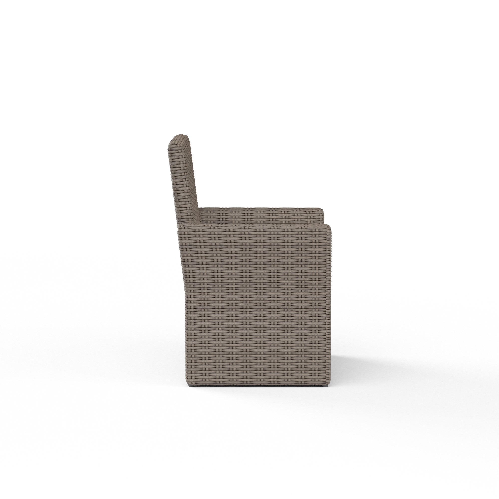 Coronado Wicker Cushioned Dining Arm Chair