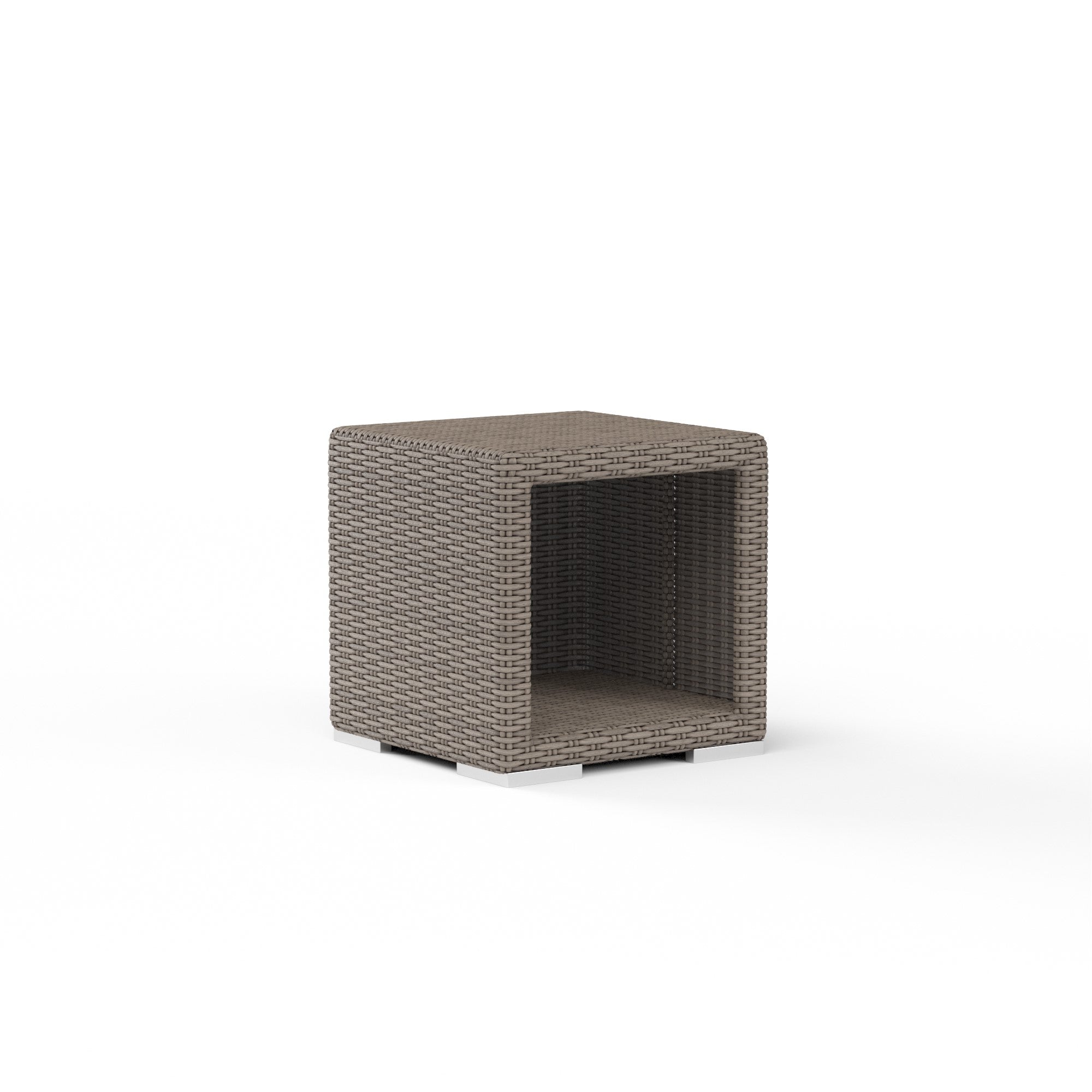 Coronado 22" Square Wicker End Table