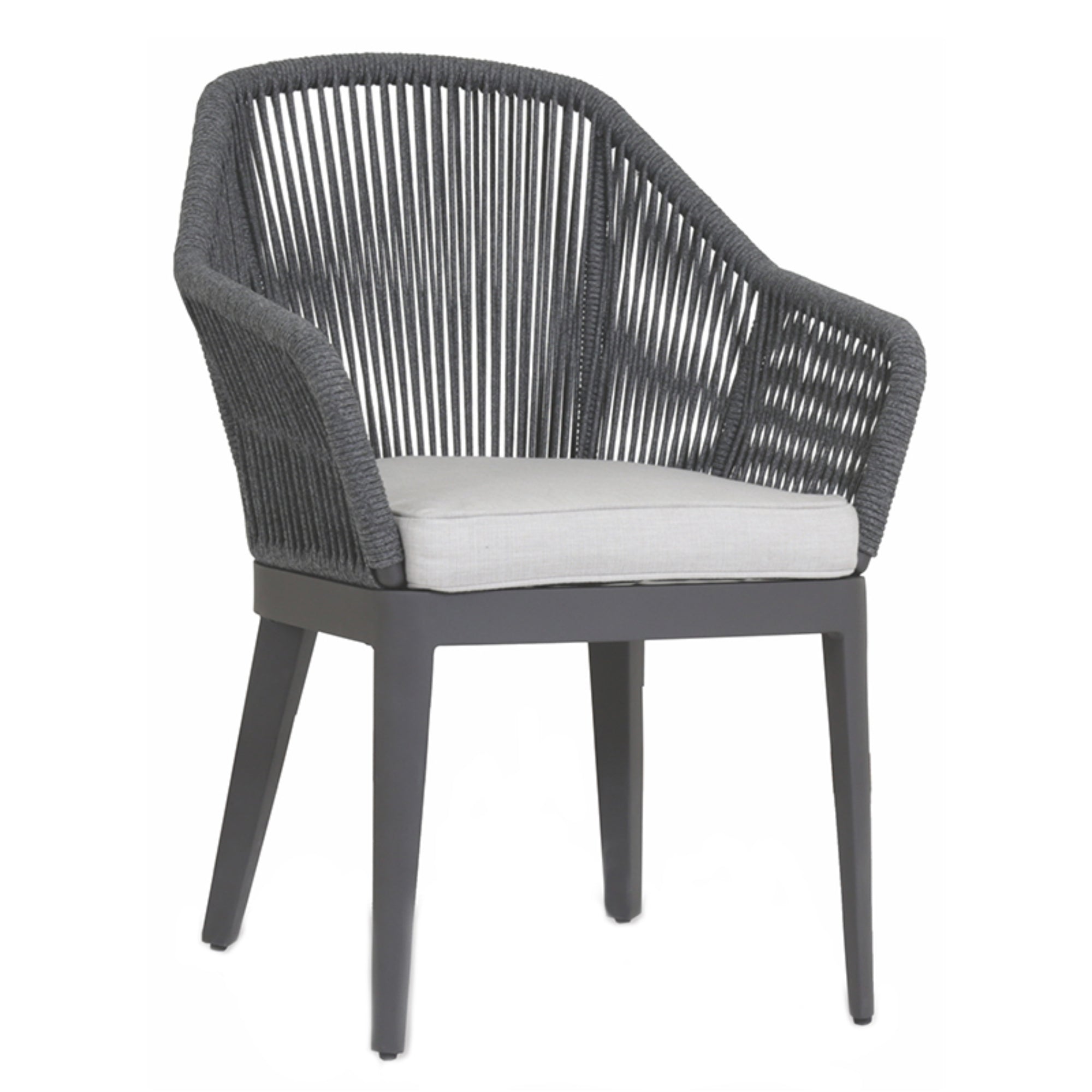 Milano Rope Cushioned Dining Arm Chair