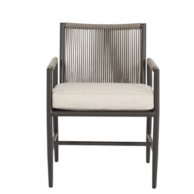 Pietra Cushioned Dining Arm Chair