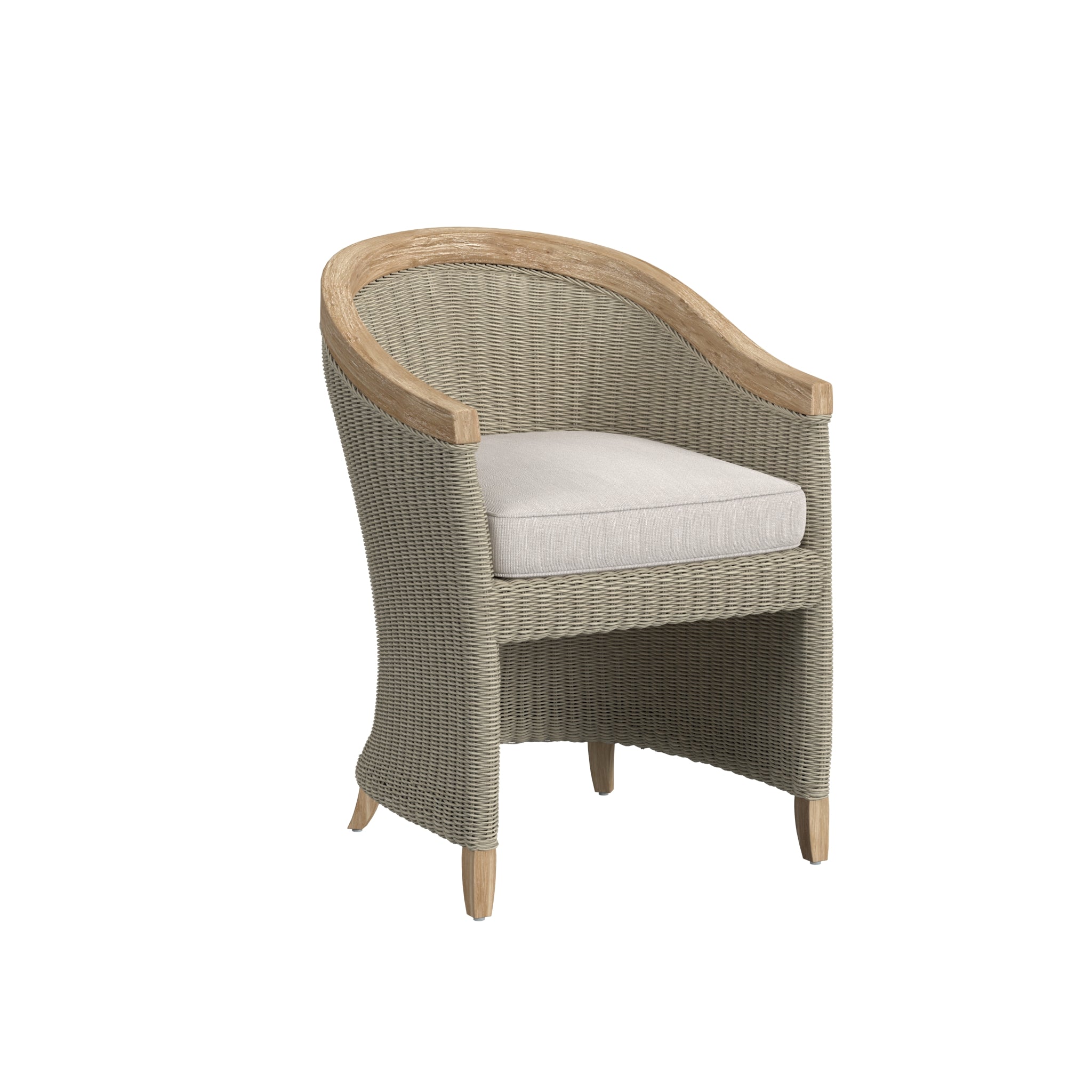 Cambria Cushioned Dining Arm Chair