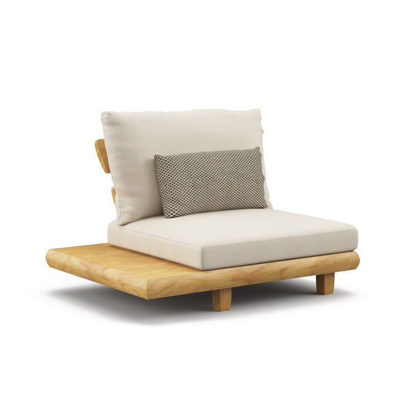 Sorrento Teak End/Table Seat Section