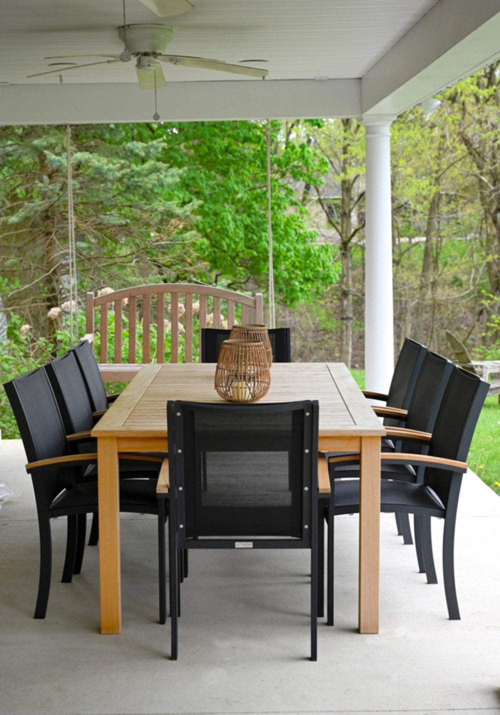 Tribeca Stacking Dining Arm Chair view 12