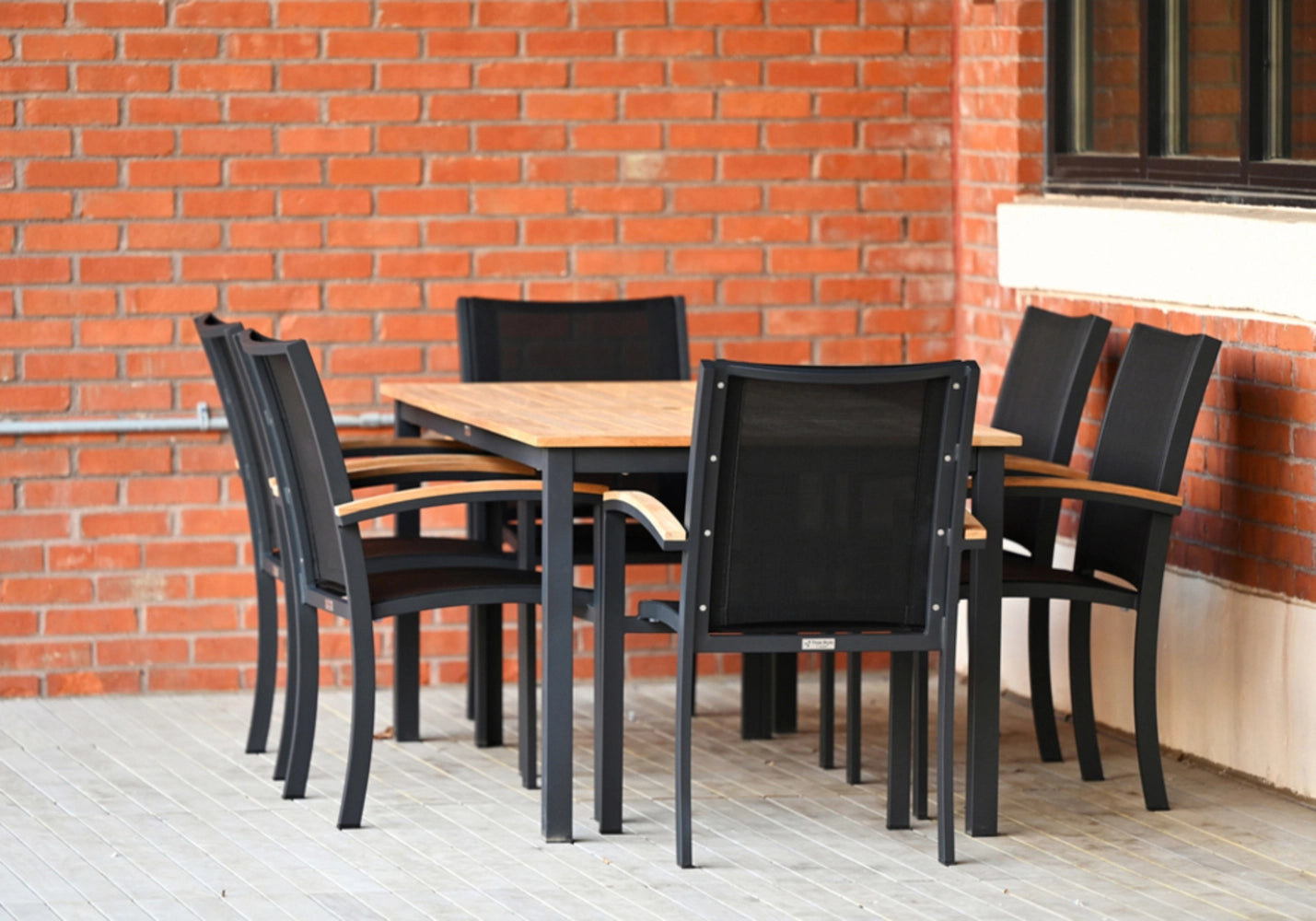 Tribeca Stacking Dining Arm Chair view 15
