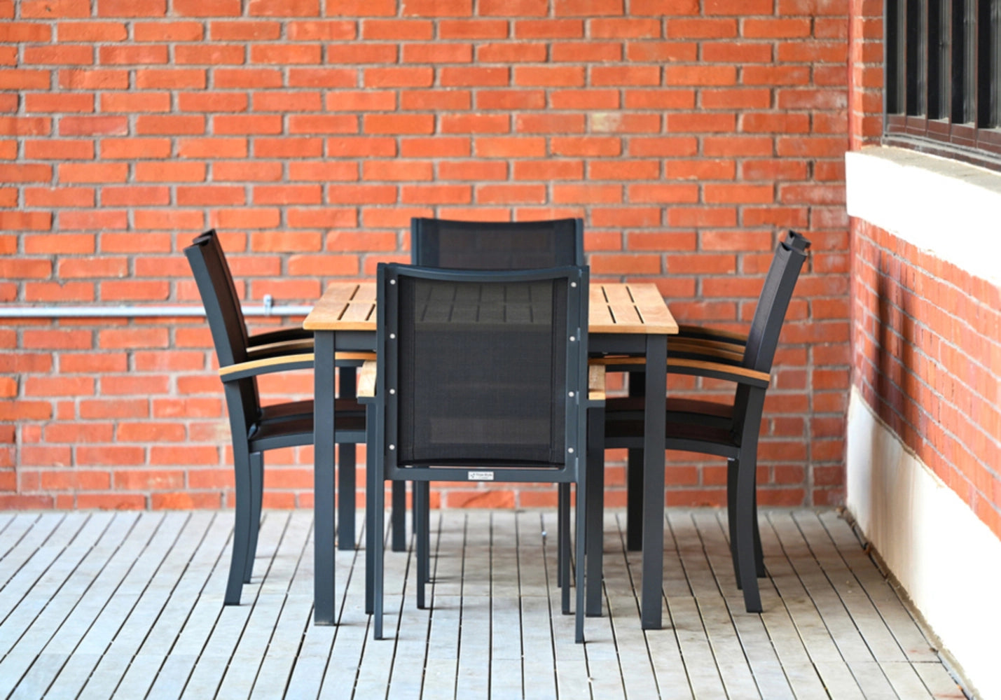 Tribeca Stacking Dining Arm Chair view 17