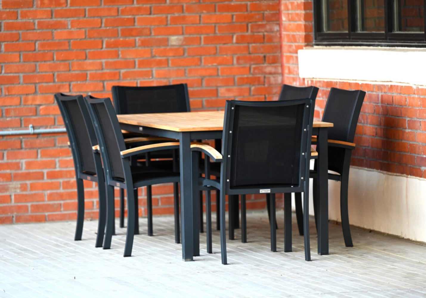Tribeca Stacking Dining Arm Chair view 18