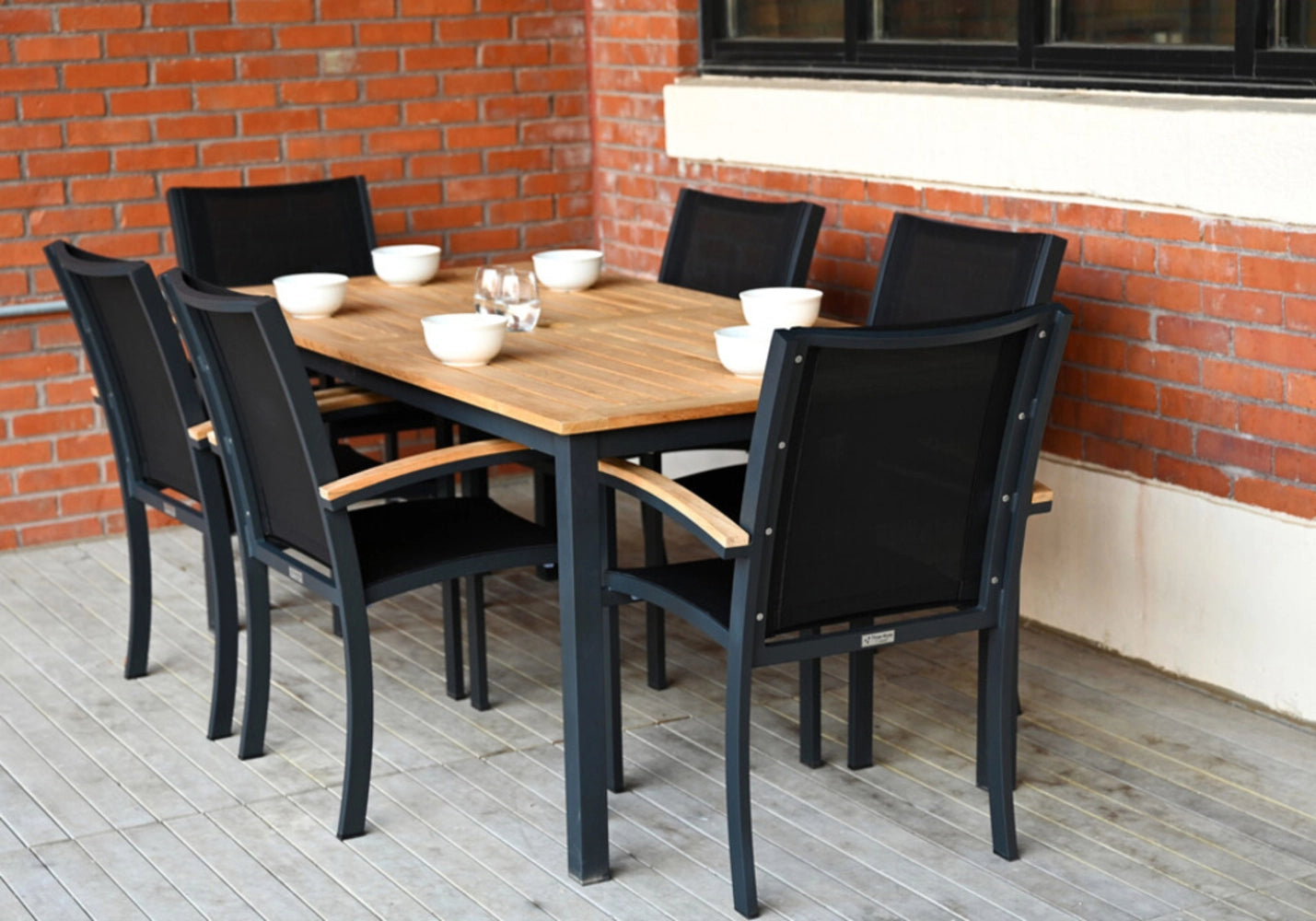 Tribeca Stacking Dining Arm Chair view 19
