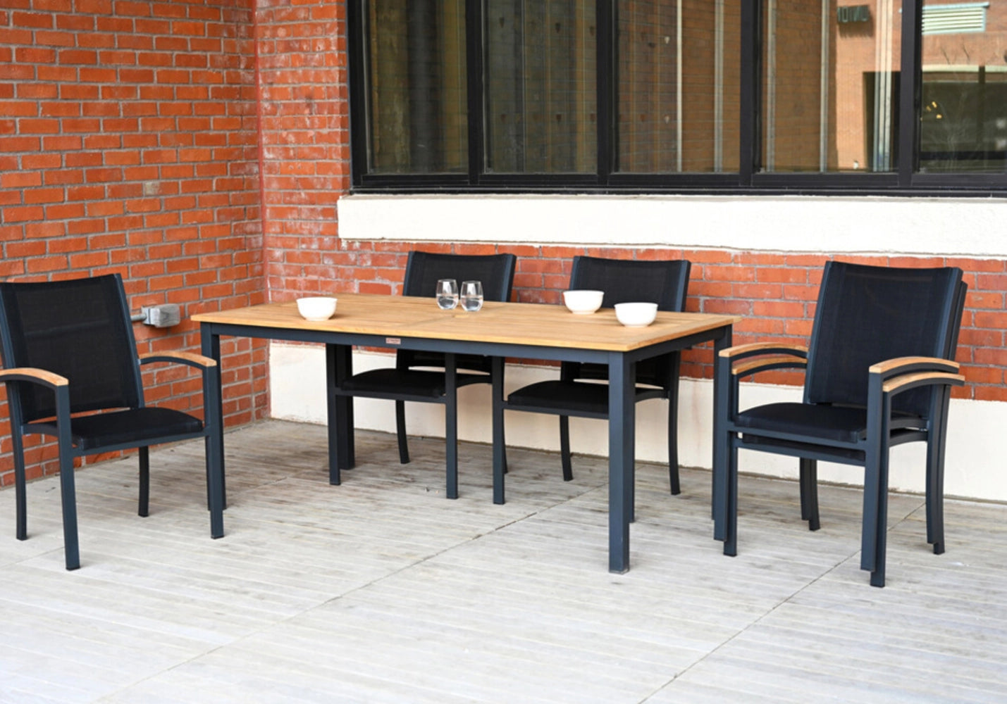 Tribeca Stacking Dining Arm Chair view 20