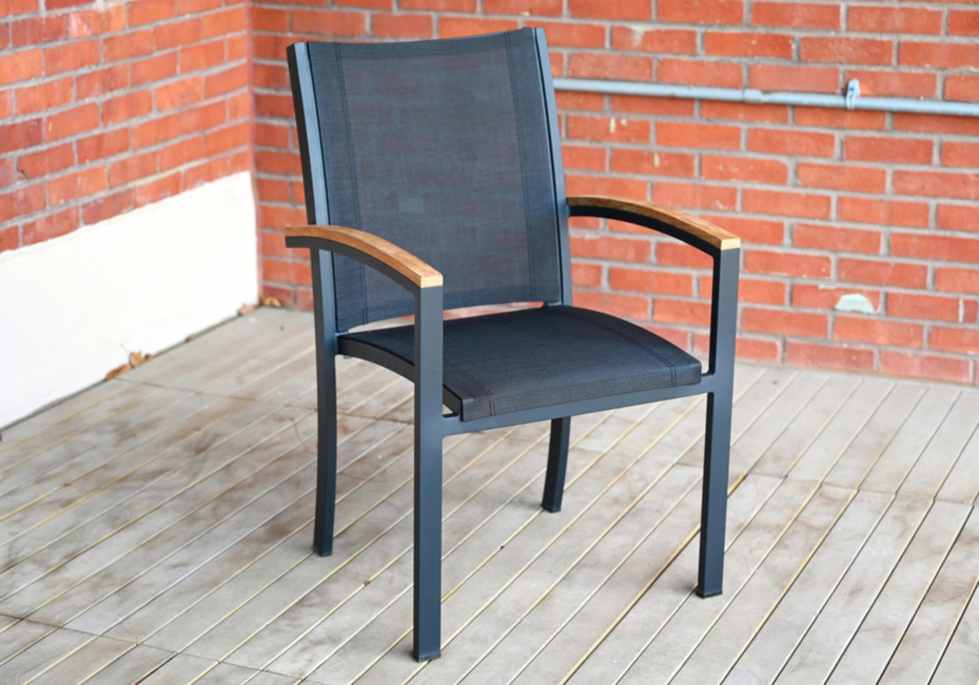 Tribeca Stacking Dining Arm Chair view 7