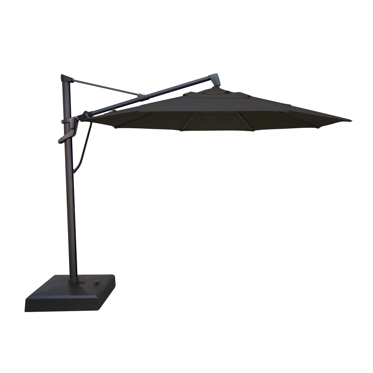 Treasure Garden Octagon AKZ Plus Outdoor Umbrella, Black