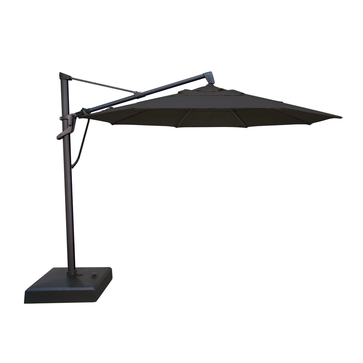 Treasure Garden Octagon AKZ Plus Outdoor Umbrella, Black