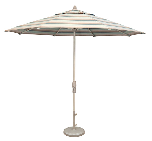 Auto Tilt 11' Octagon Aluminum Market Umbrella