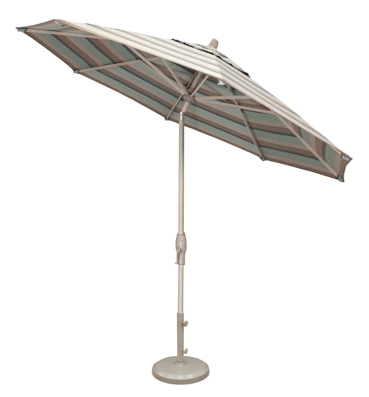 belham living 9-foot sunbrella deluxe-tilt aluminum patio umbrella 9ft Auto Tilt Since 1961 Sunbrella has produced innovative materials while striving to make minimal impact on the environment and never sacrificing beauty or style. Treasure Garden Anthracite Auto Tilt