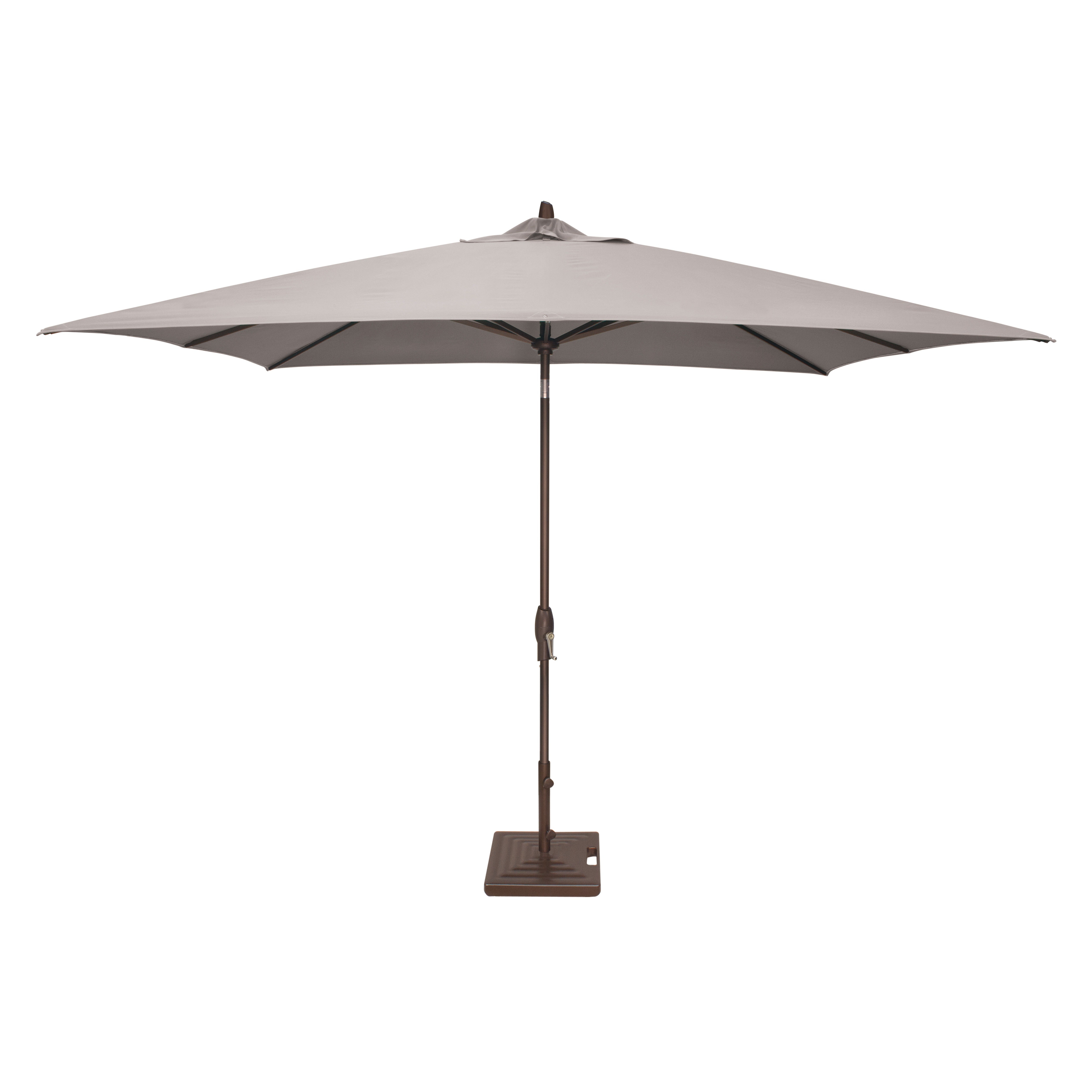 Auto Tilt 8' x 10' Rectangular Market Umbrella