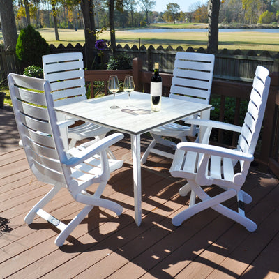 Tiffany 5 Piece Polytec® Dining Set