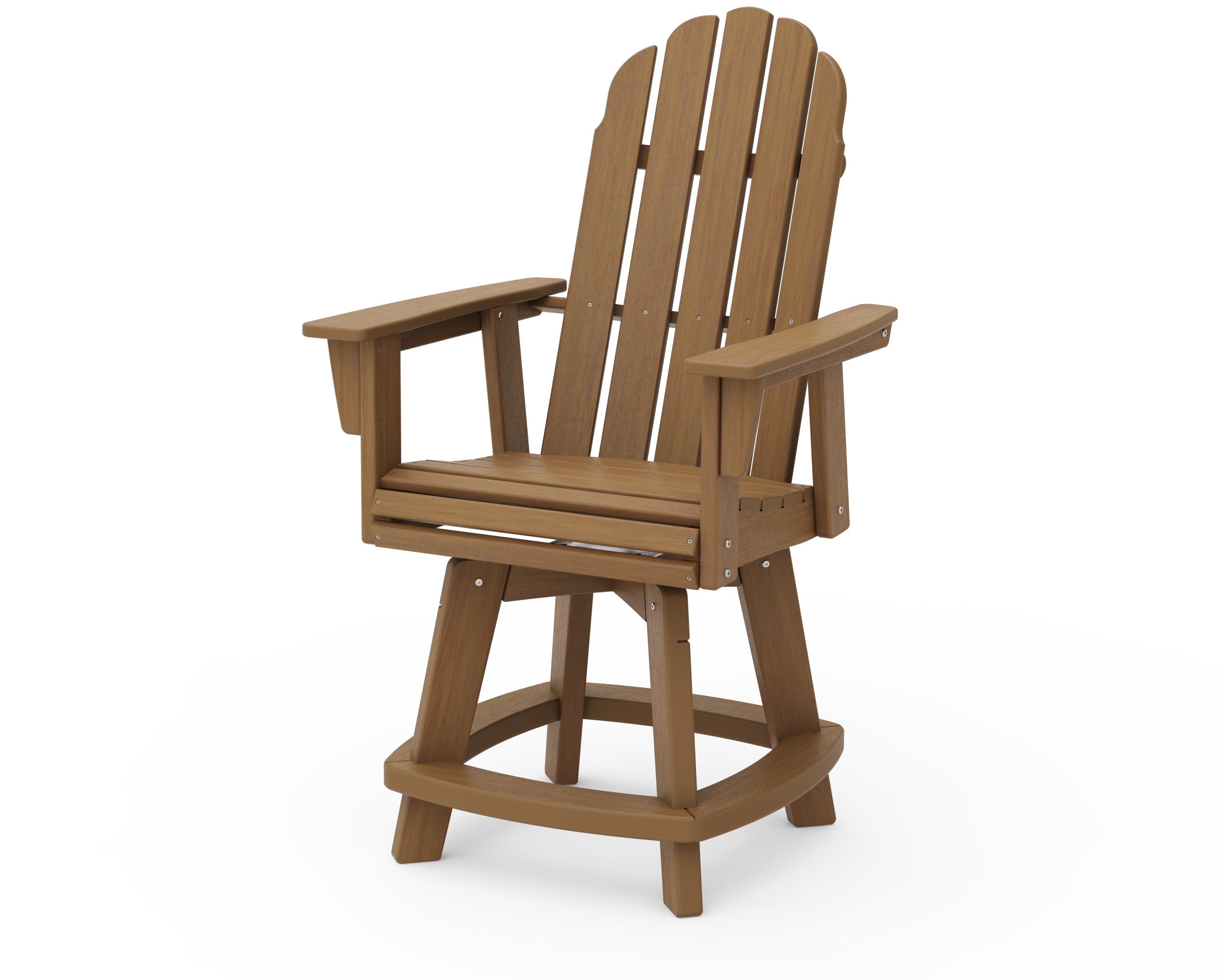 Vineyard Adirondack Swivel Counter Chair
