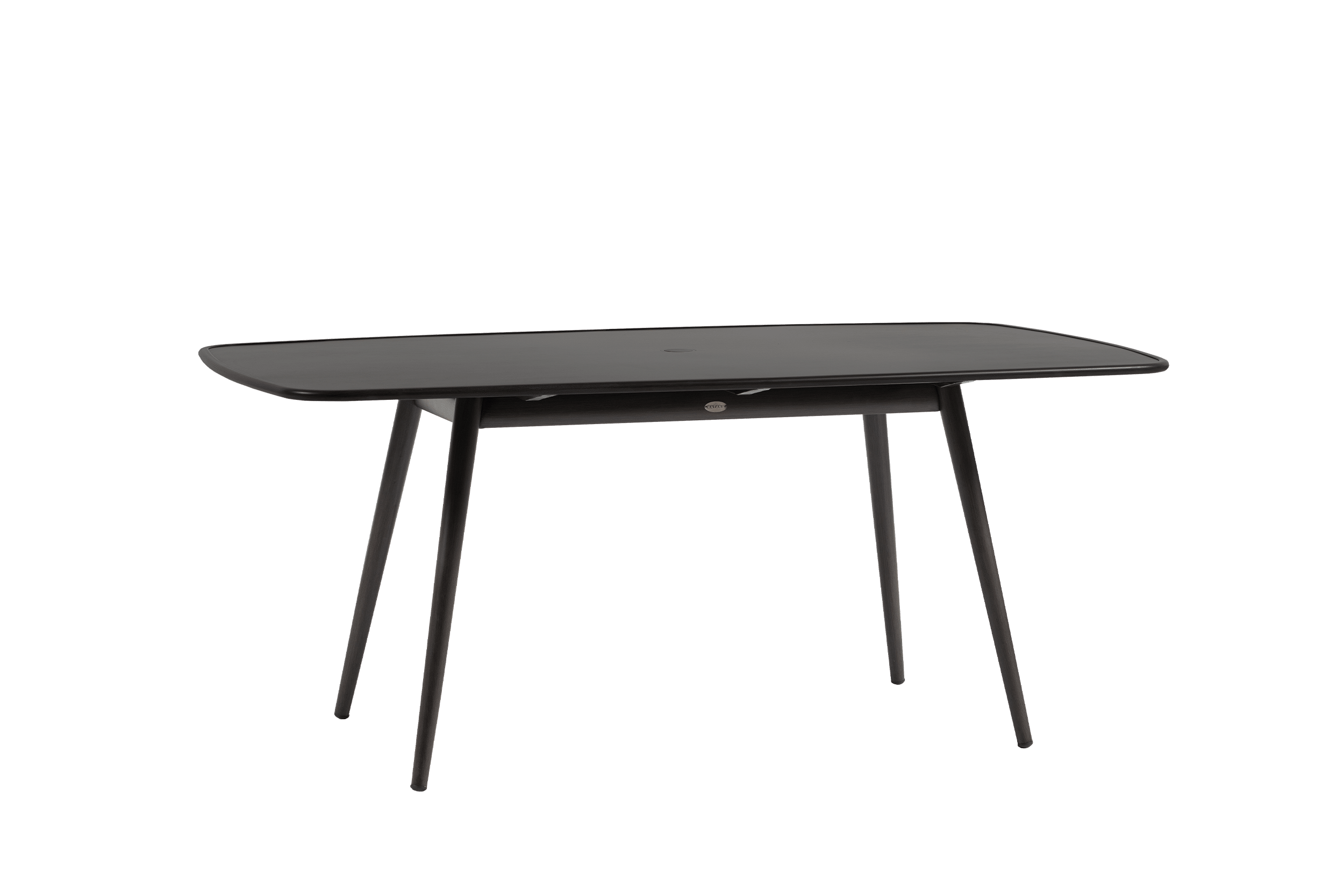 Alinea 71" x 39" Rectangular Dining Table with Umbrella Hole