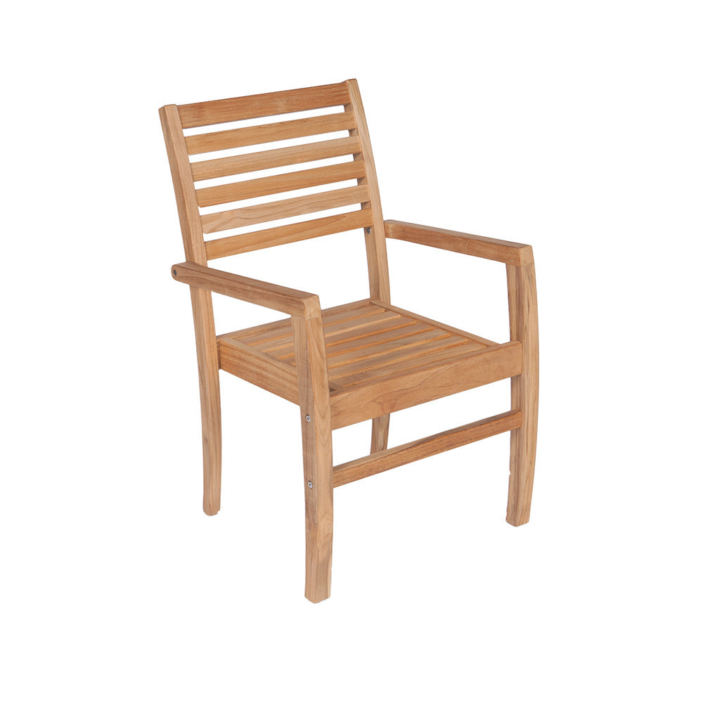 Royal Teak Avant Stackable Dining Arm Chair