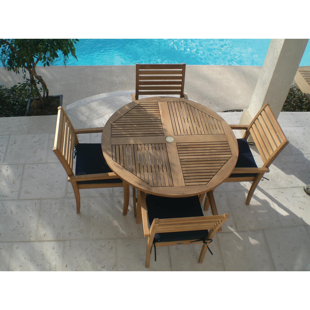 Royal Teak Avant Stackable Dining Arm Chair