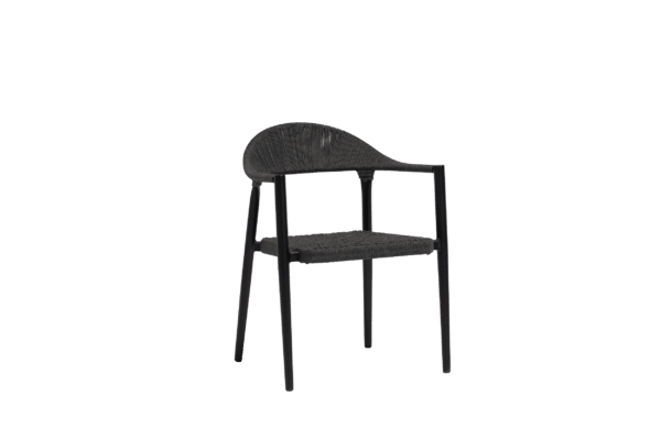 Ballina Dining Arm Chair - Charcoal/Diva Night