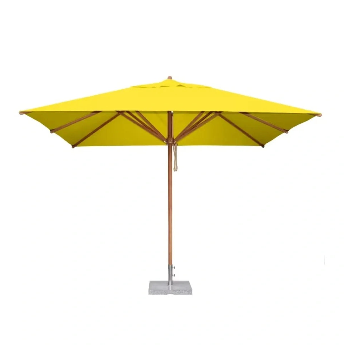 Sirocco 6.5' Square Bamboo Market Umbrella 2