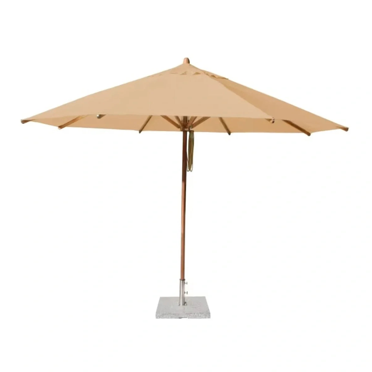 Sirocco 9' Round Bamboo Market Umbrella 12