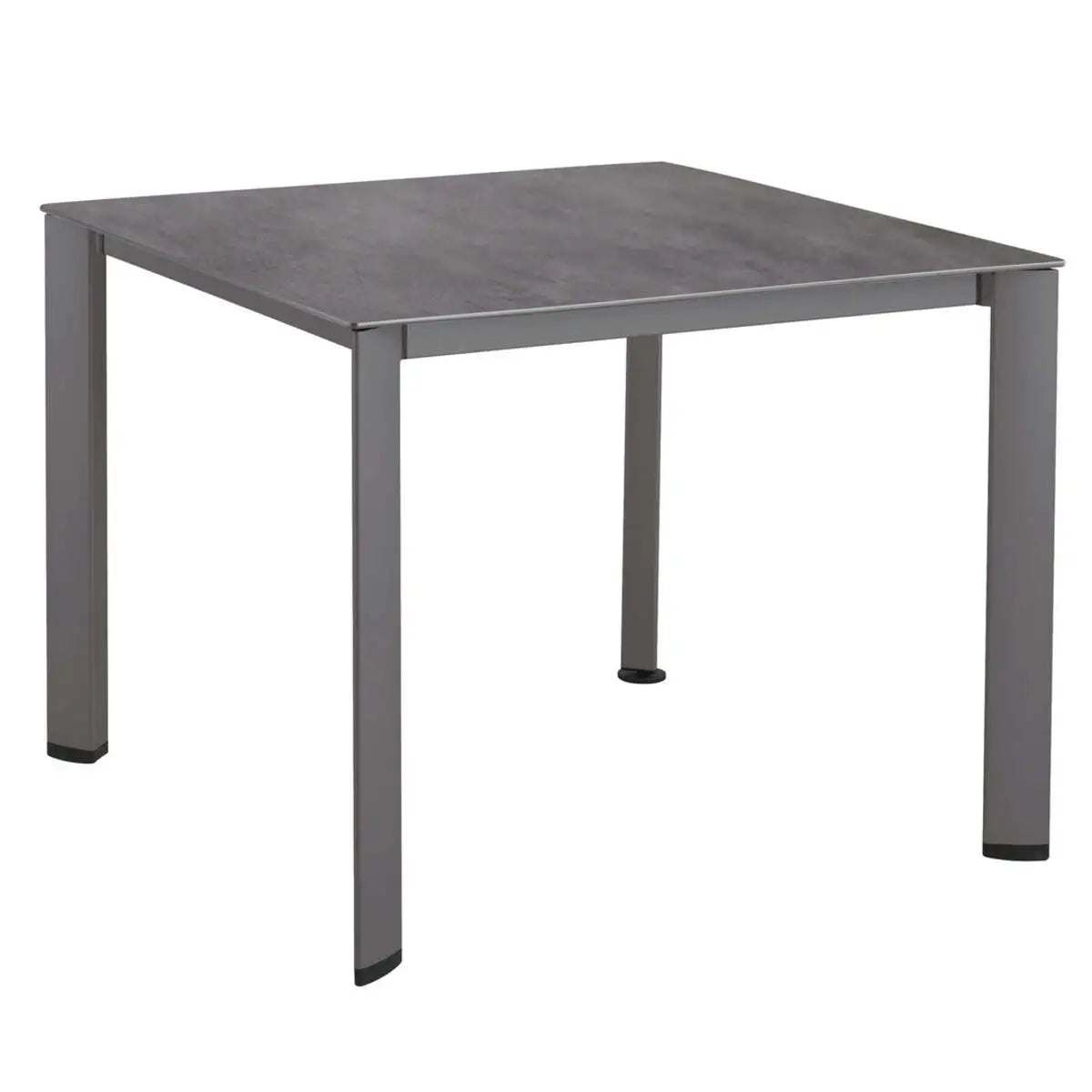 Basic Plus 5-Piece Dining Set- Stack Chairs & Table w/ Umbrella Hole
