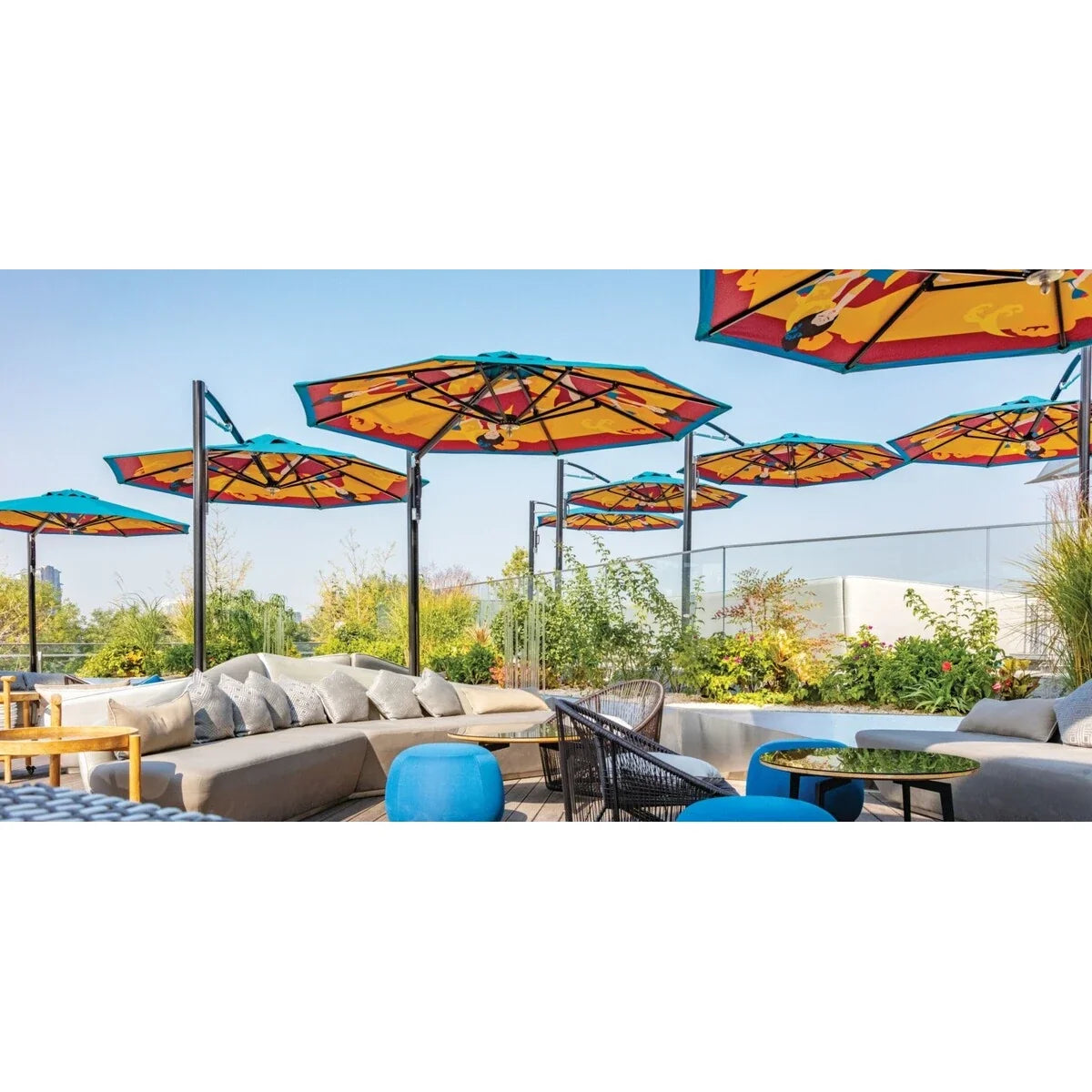 Bay Master M1 Classic Cantilever 11' Octagon Umbrella-6