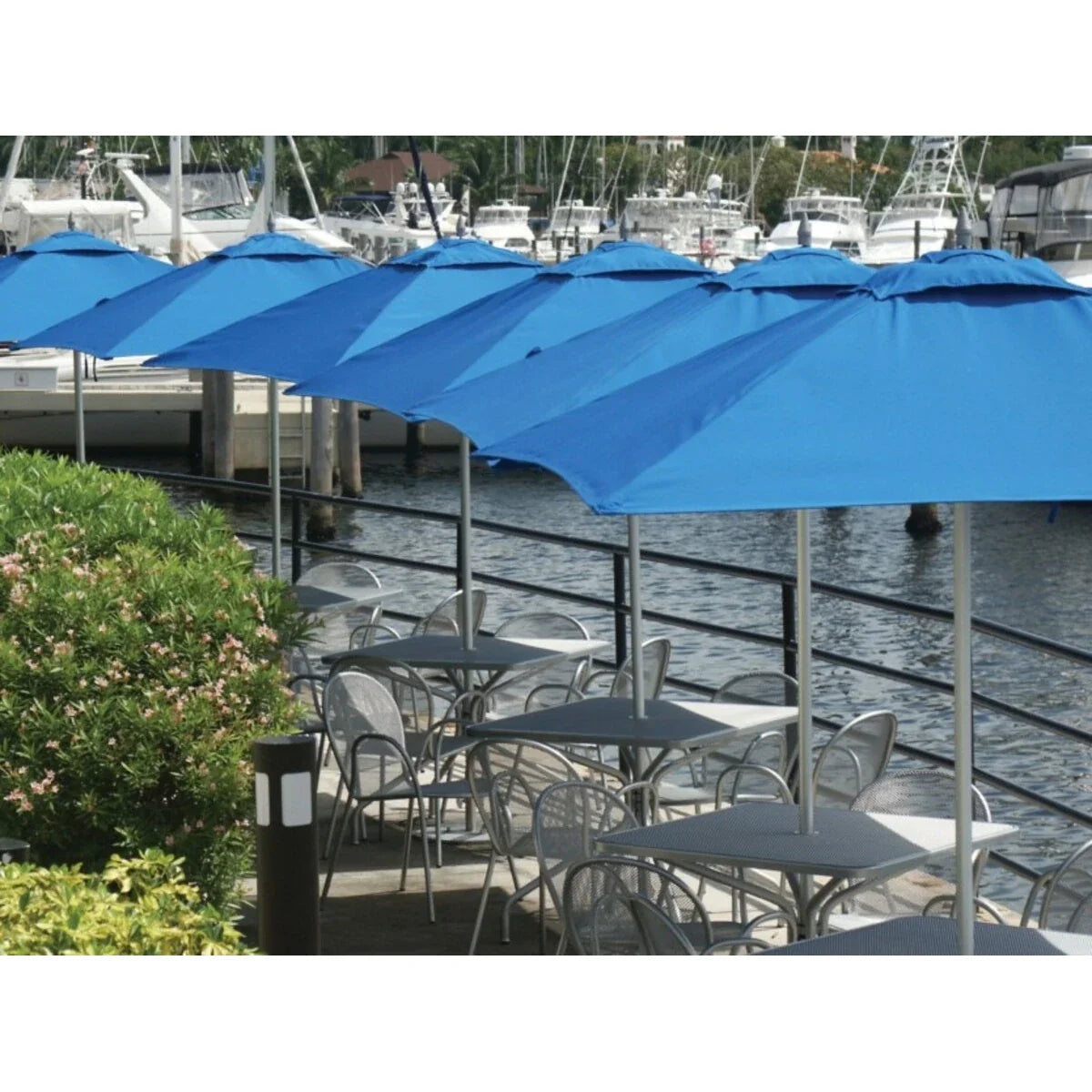 Bay Master M1 Fiber Flex Center Post 8.5' Hexagon Umbrella-2